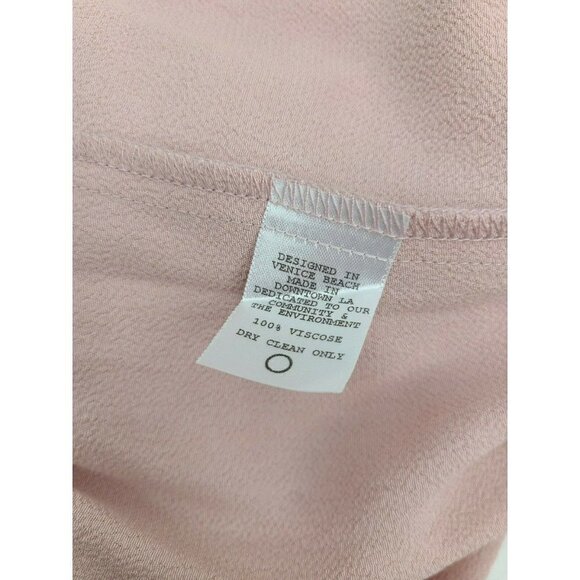 New Flynn Skye Dreamy Maxi Dress Womens XS Rayon Dusty Rose Solid Pink - Picture 6 of 6